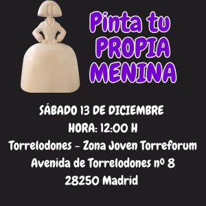 Pinta tu propia Menina - Sábado 13 de Diciembre